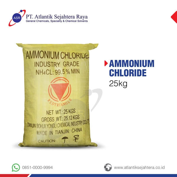 Ammonium Chloride China Tianjin 1 sak 25 kg
