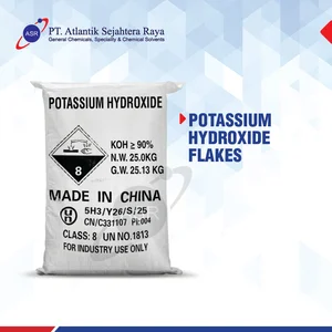 Potassium Hydroxide Flake / KOH  / Kalium hidroksida Ex RRC