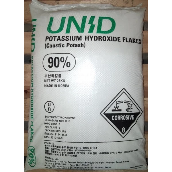 Potassium Hydroxide Flake / KOH Flake Unid